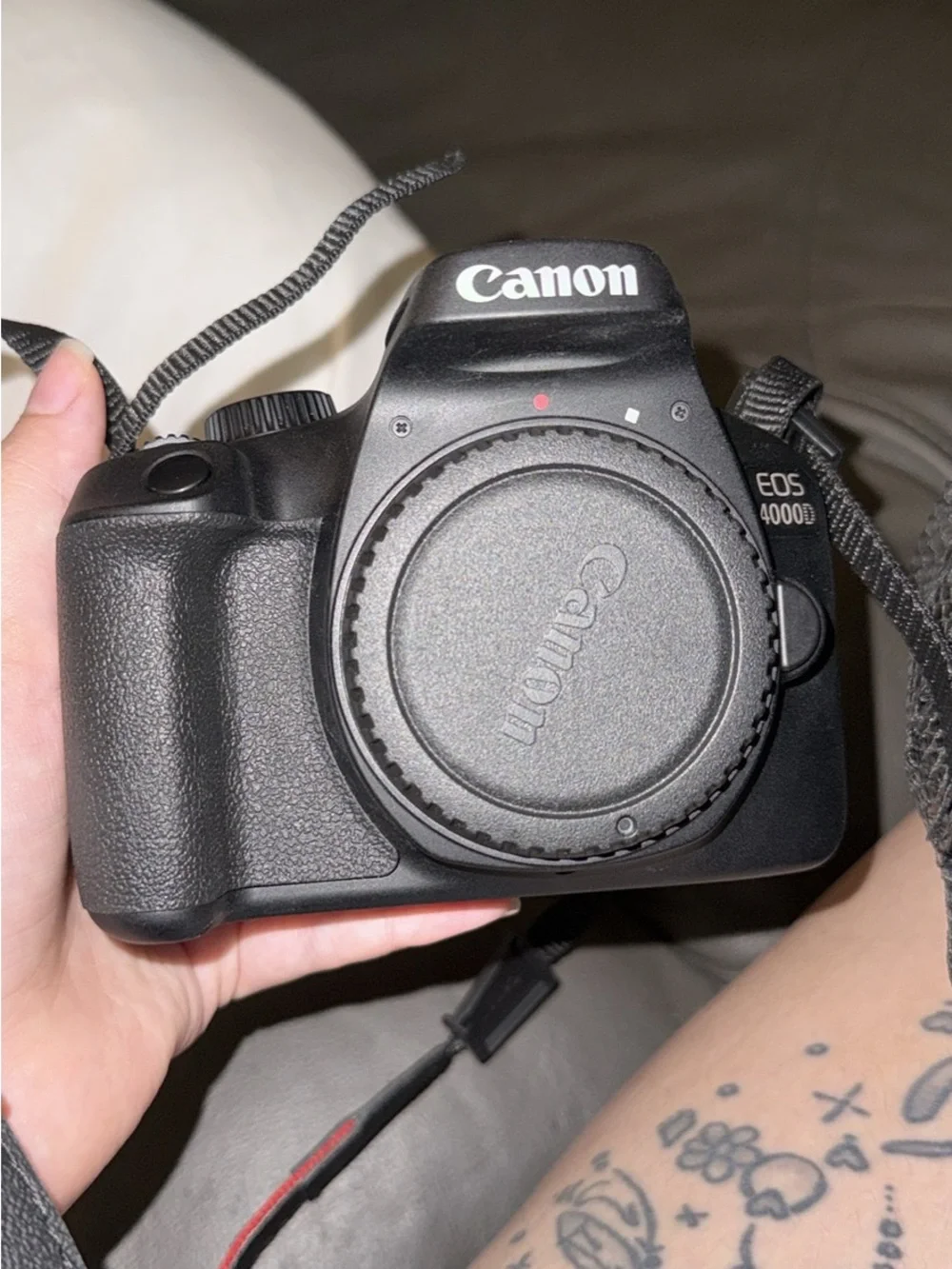 Canon Black DSLR with 18-55mm Zoom Lens